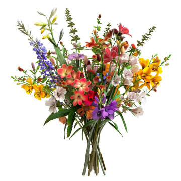 A Vibrant Bouquet of Summer Blooms