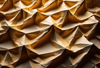 detailed close analysis textured crumpled paper surfaces intricate patterns shadows, art, examination, light, contrast, design, background, artistic