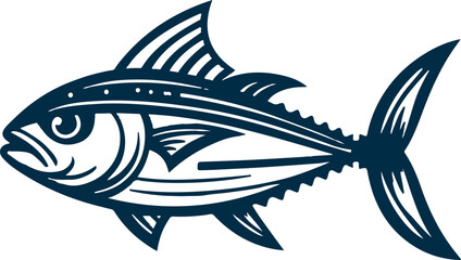 Tuna fish vector art
