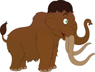 cartoon vector animal stand