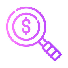 search money Gradient icon