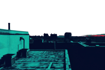 PNG Rooftop building architecture cityscape outdoors.