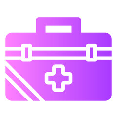 first aid kit Gradient icon