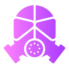 Obraz premium gas mask Gradient icon