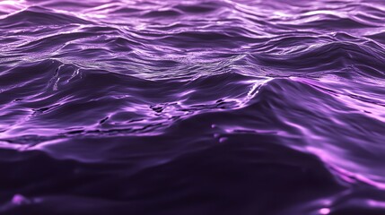 A mesmerizing view of purple water ripples creating a tranquil and surreal atmosphere for artistic and creative projects.
