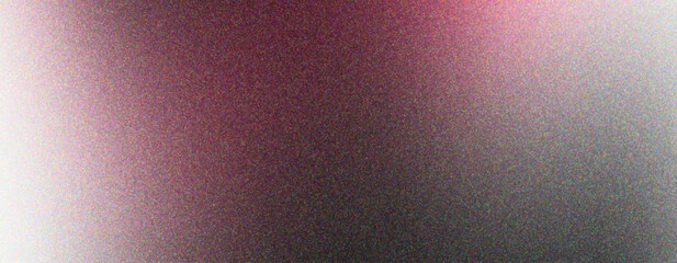 Abstract grainy gradient maroon black white background.