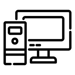 workspace Line Icon