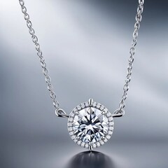silver chain with a pendant