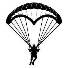 Adventure Parachute Illustration for Creative Use