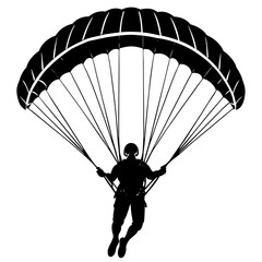 Parachuting Icon for Web, Print, and Digital Marketing