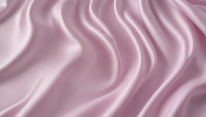 a close-up view of a soft, flowing pink satin fabric. The fabric has a smooth, shiny texture and is adorned with a subtle pattern of small, curved lines that add depth
