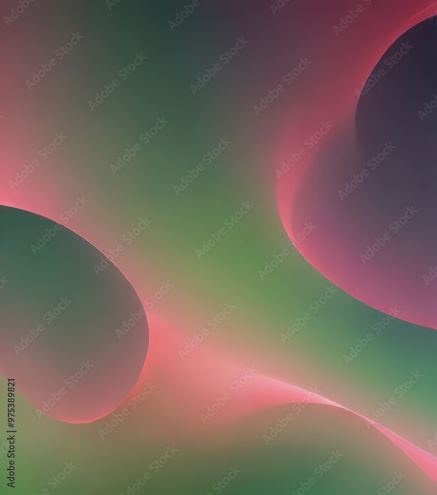 Poster the image is an abstract representation of a fluid, organic shape composed of curved lines and shade