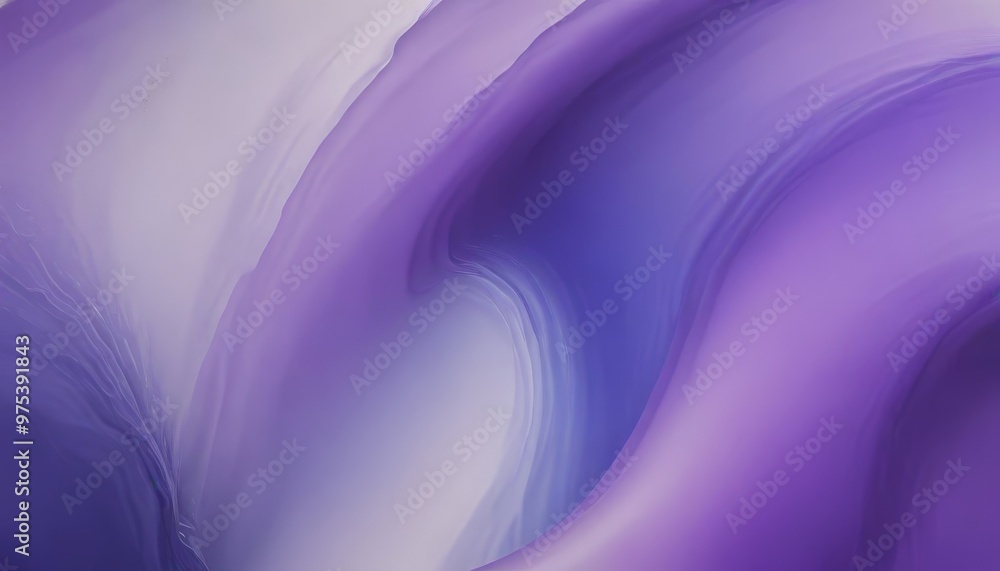 Aufkleber a close-up view of abstract purple and white swirls, creating a dynamic and visually captivating pat