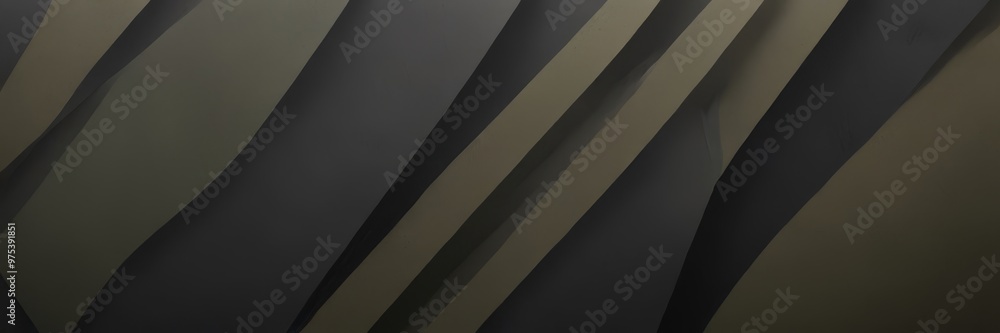 Poster a dark, abstract background with diagonal lines in varying shades of brown and black, creating a sen