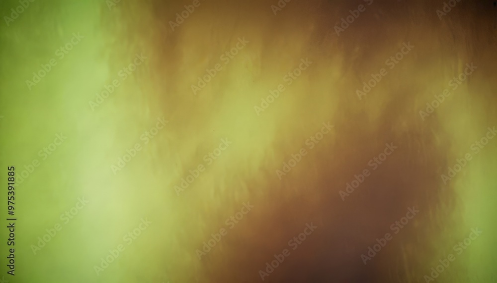 Aufkleber a blurred, abstract background with a gradient of green and brown colors, creating a sense of moveme