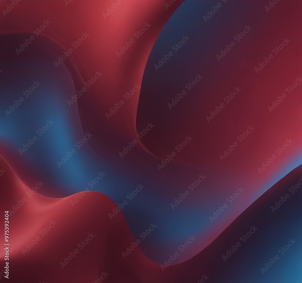 Poster a gradient of red and blue hues, with the red color appearing more prominent in the center and gradu