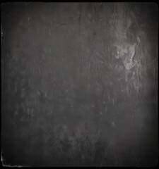 Obraz premium The image is a black and white photograph of a textured surface, possibly a wall or a piece of furniture, with a grainy appearance and visible scratches and marks.