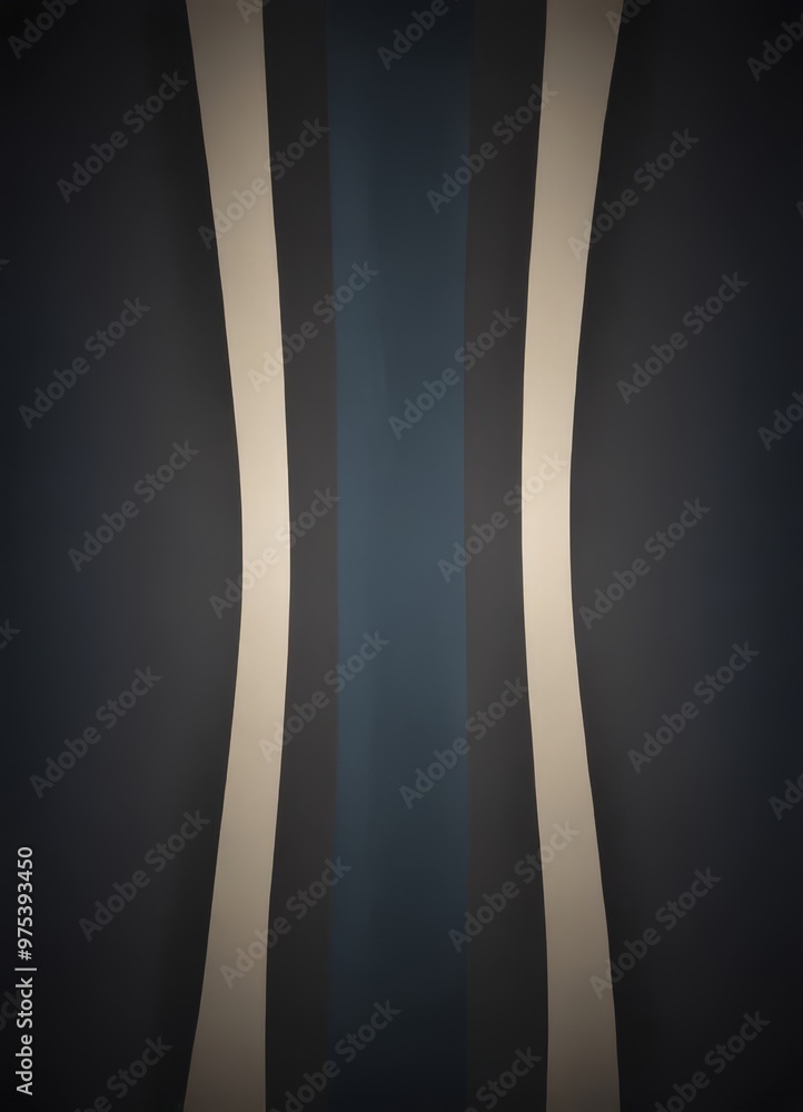 Poster a dark background with two vertical white lines, one on the left and one on the right, creating a se