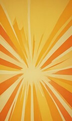 Fototapeta premium a vibrant abstract composition of radiating lines and rays of light, predominantly in shades of orange and yellow, creating a dynamic and energetic visual effect.