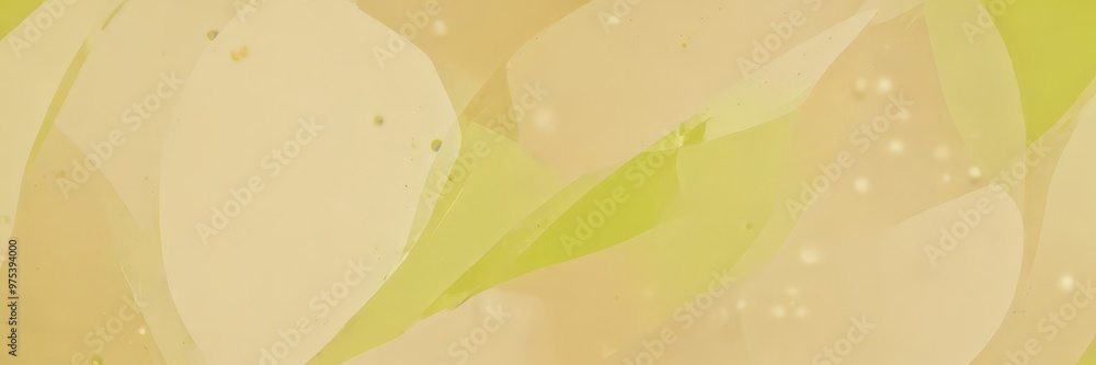 Poster a vibrant abstract background with overlapping layers of yellow and green, creating a dynamic and vi