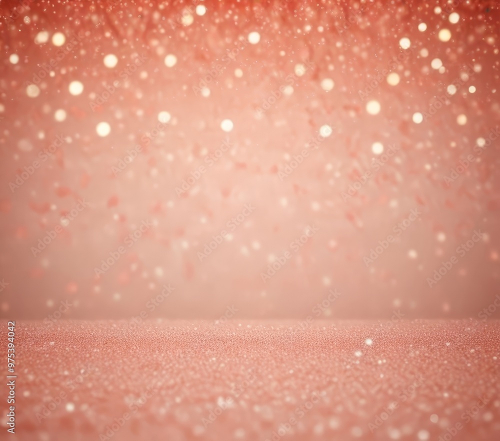Poster a blurred, abstract background with a gradient of pink and orange hues, creating a soft, dreamy effe