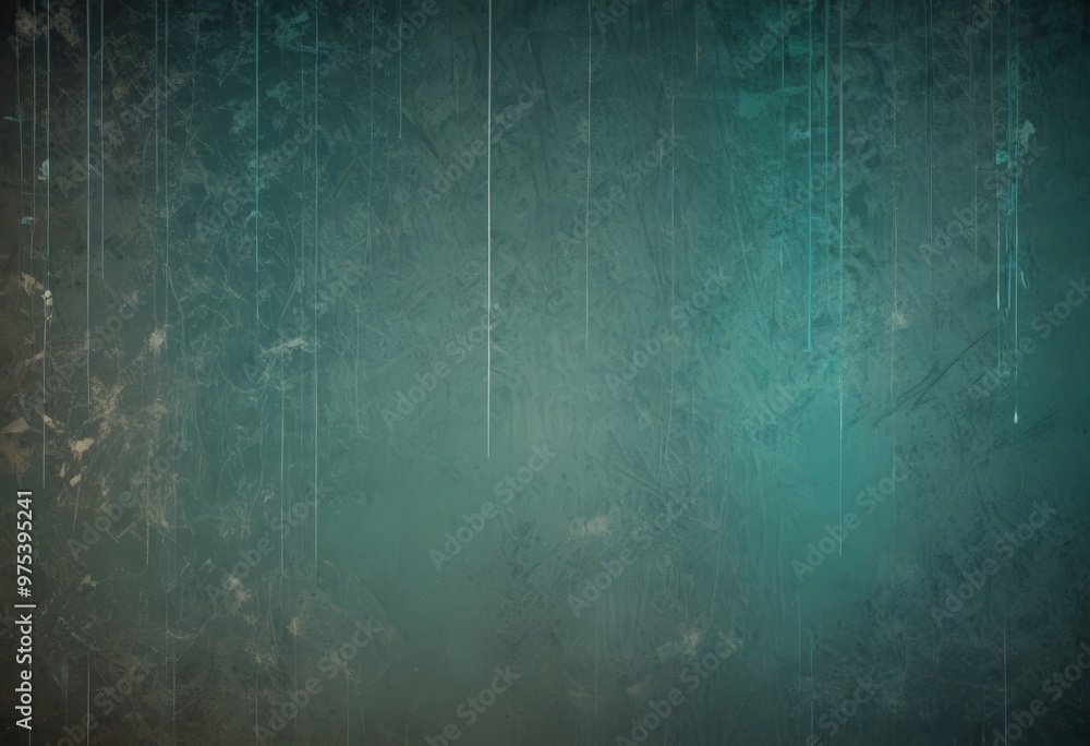 Poster a textured, dark green background with a gradient effect, resembling a watercolor painting. the text