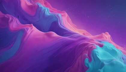 Obraz premium a vibrant abstract composition with swirling patterns of pink, blue, and purple hues, creating a sense of movement and dynamism.