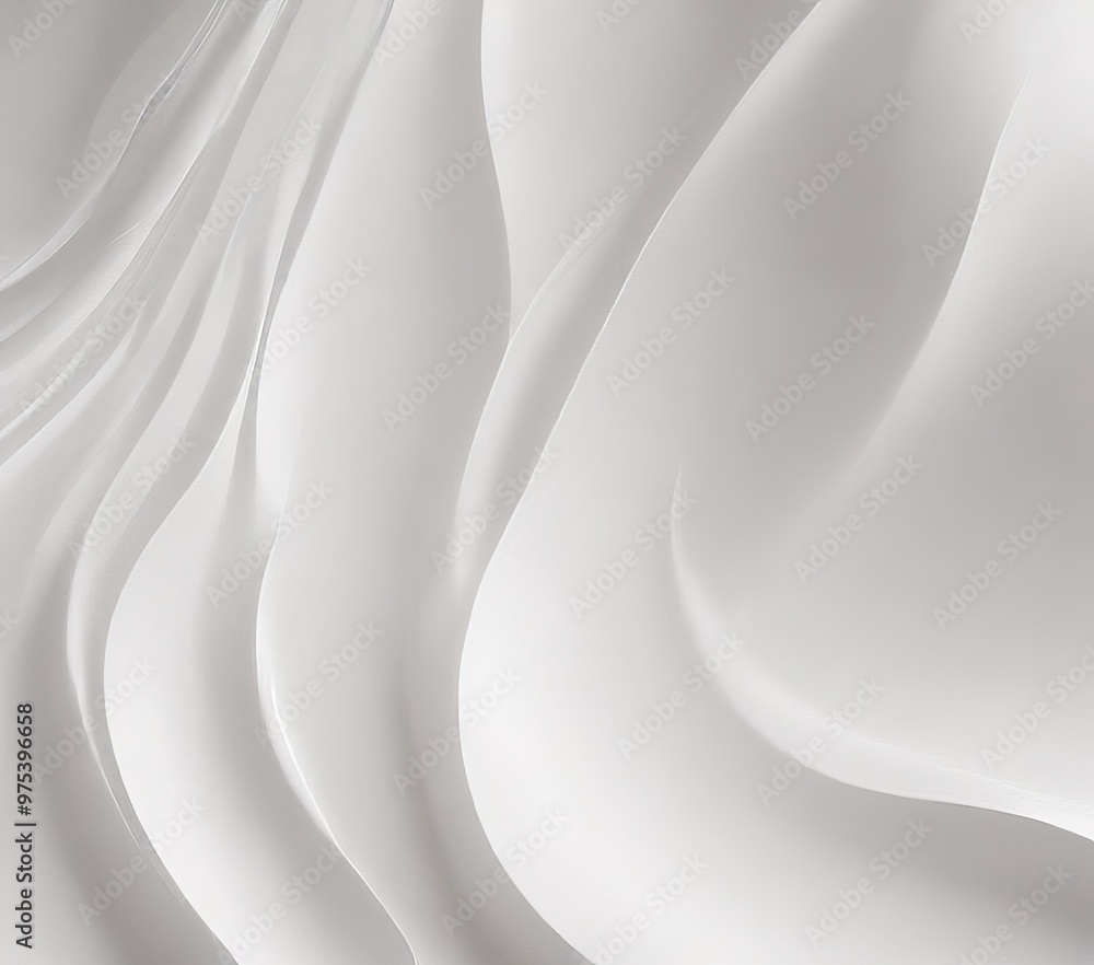 Poster a close-up view of a white fabric surface with a subtle, wavy texture. the fabric appears to be made