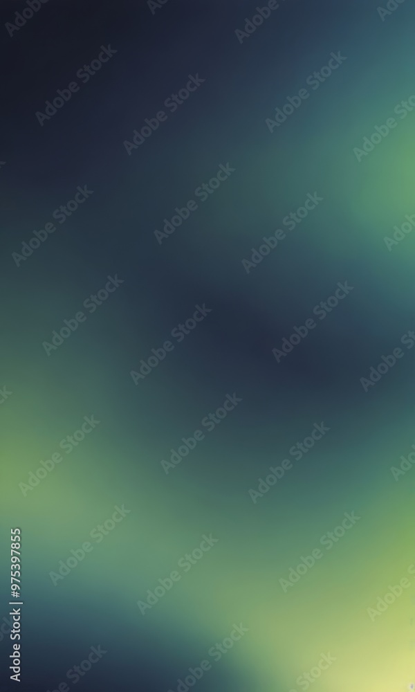 Poster the image is a gradient background with a dark blue hue at the top and a lighter green hue at the bo