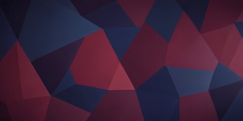 Fototapeta premium a geometric pattern composed of various shades of red and blue triangles, creating a visually striking and abstract design.