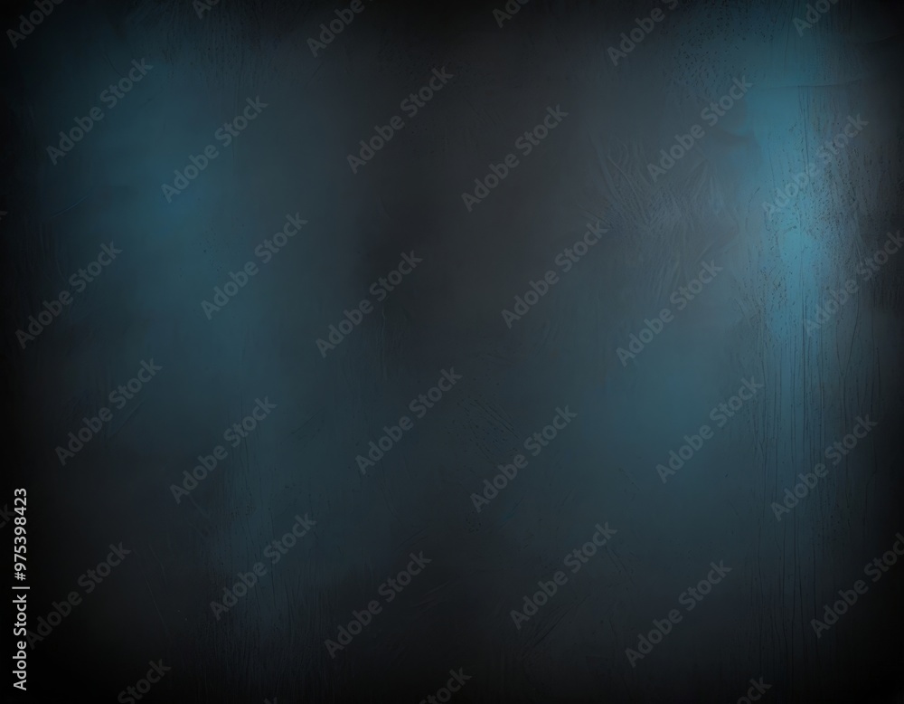 Poster the image is a dark, moody, and textured background with a gradient of blue and black tones, creatin