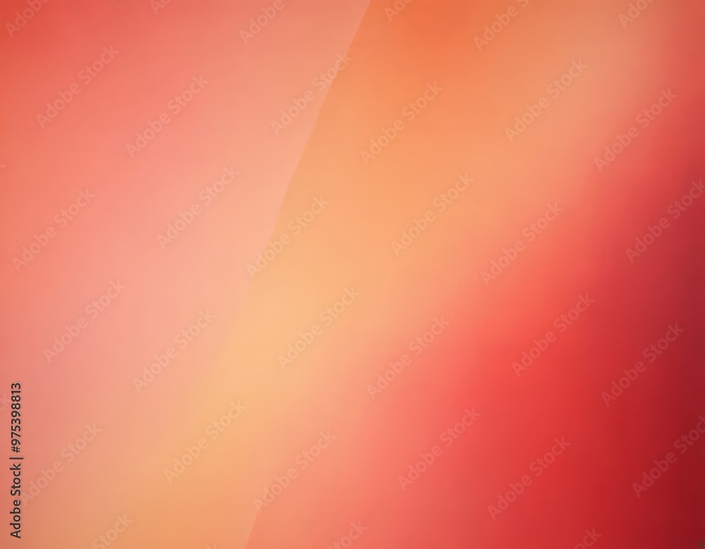 Poster a gradient background transitioning from a deep red at the top to a lighter orange at the bottom, cr