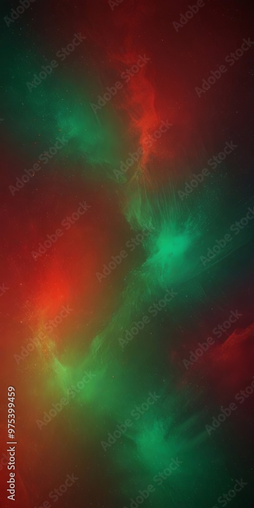 Poster a vibrant abstract background with a gradient of red, green, and orange colors, creating a dynamic a