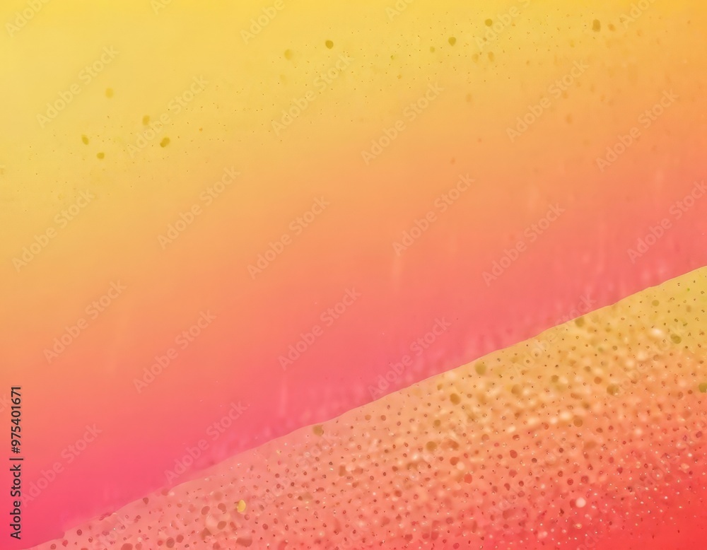 Poster a gradient background transitioning from a warm yellow at the top to a cool orange at the bottom, wi