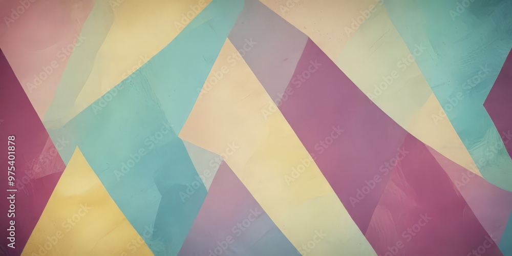 Aufkleber a vibrant abstract pattern composed of intersecting diagonal lines in various pastel colors, includi