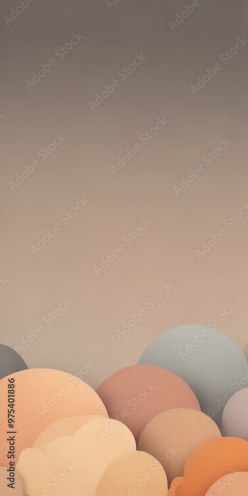 Poster a gradient background transitioning from a light brown hue at the top to a darker brown at the botto