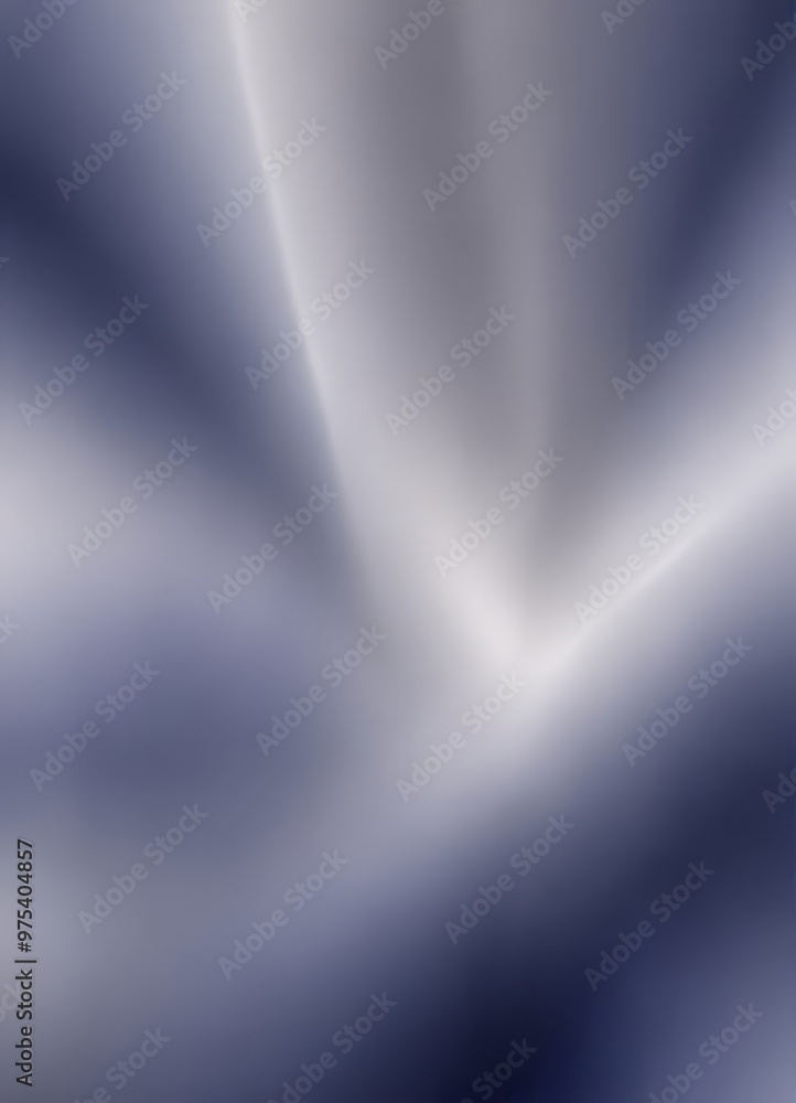Poster the image is a blurred, abstract representation of a wave or fluid, with a gradient of blue and whit