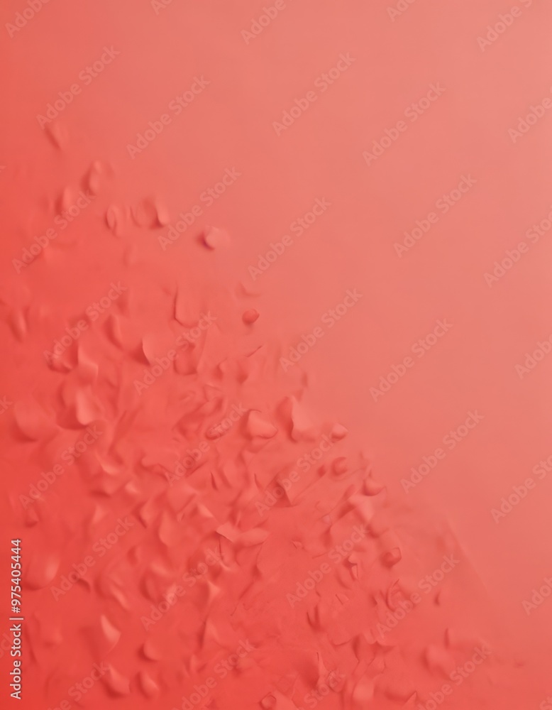 Poster a close-up view of a textured surface with a gradient of red hues, resembling the appearance of wate