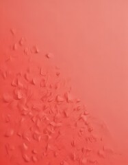 Fototapeta premium a close-up view of a textured surface with a gradient of red hues, resembling the appearance of water droplets or petals.