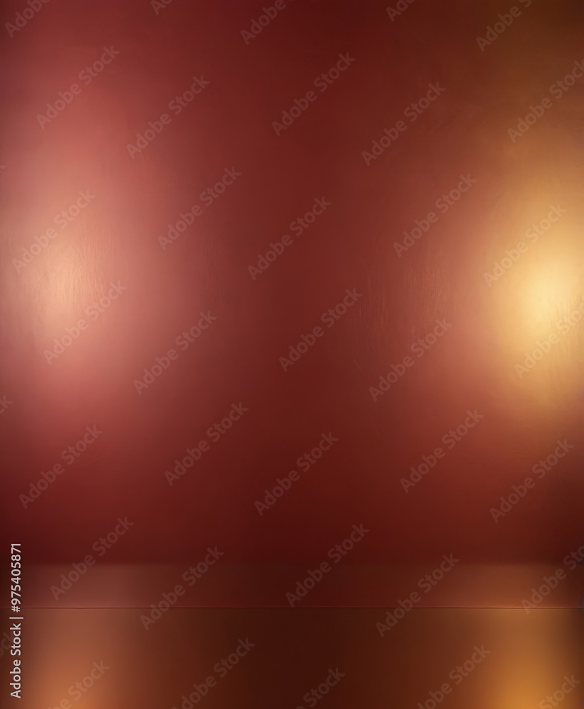 Poster a dark red wall with a gradient effect, transitioning from a deep red at the top to a lighter red at
