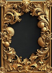 Gold Frame Design.