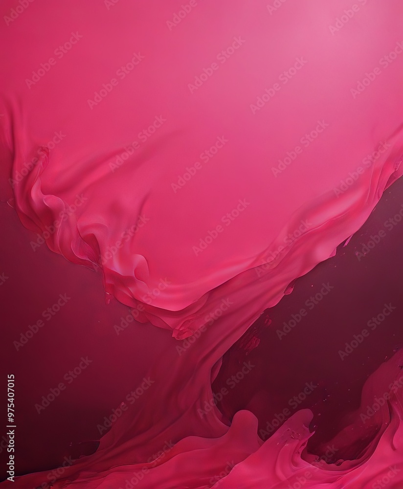 Poster a vibrant abstract composition of pink and purple hues, with a central, flowing shape that appears t