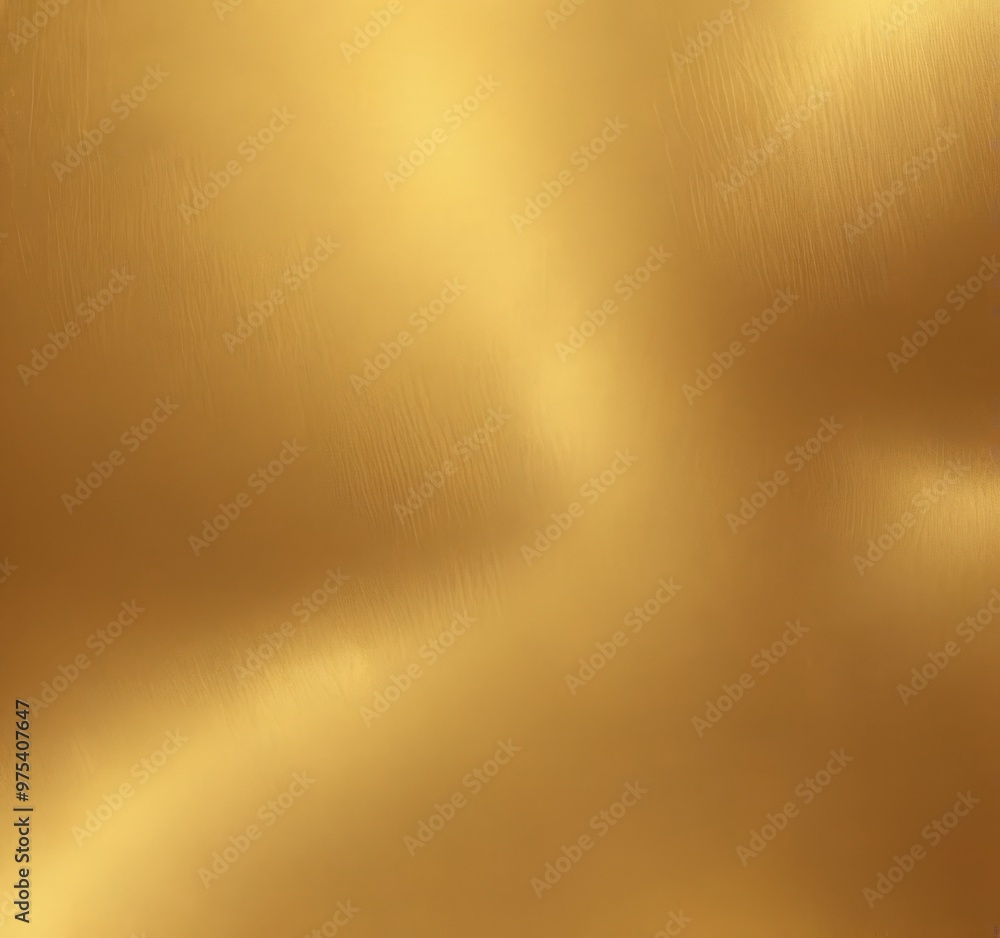 Poster a close-up view of a shiny, metallic gold surface. the surface has a smooth, reflective texture and 