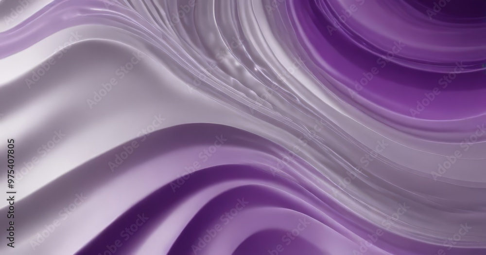 Aufkleber a purple and white abstract pattern with a wave-like design, creating a sense of movement and fluidi