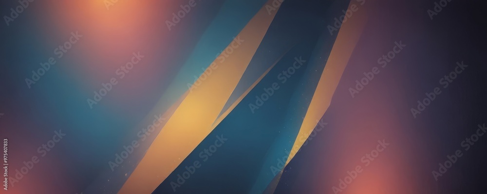Poster a gradient background with a blend of blue, orange, and purple colors, creating a visually striking 