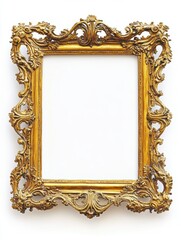 Ornate Gold Frame.