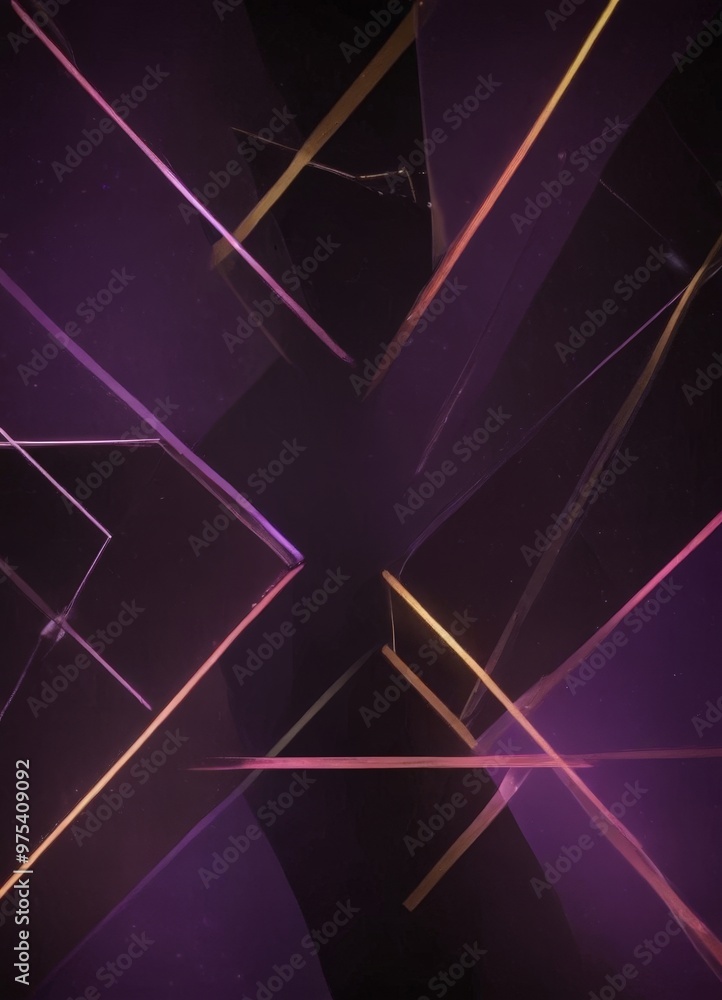 Aufkleber the image is a digital art piece featuring a complex arrangement of intersecting lines in various sh