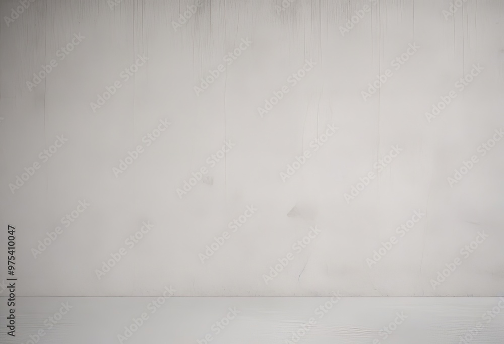 Poster a plain white wall with a horizontal line running across it.