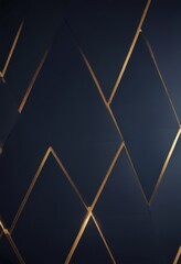 a close-up view of a dark blue background with a geometric pattern of intersecting diagonal lines in gold color.