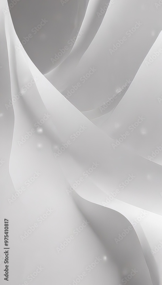 Aufkleber a white, abstract background with curved lines and small white dots scattered throughout, creating a
